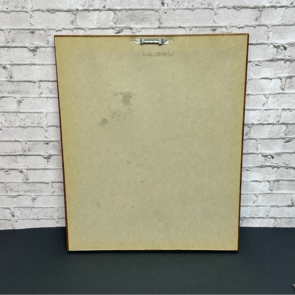 A Dogwood Legend Framed Art Print Signed 13.5 in X 16.5 in Bamboo Style Frame - Picture 5 of 7